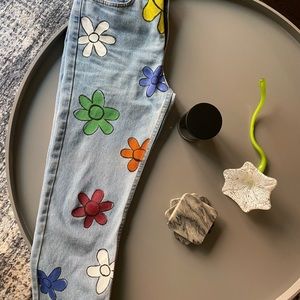 Custom Painted Jeans